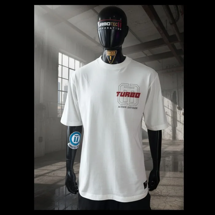 Turbo Action Division tee, front