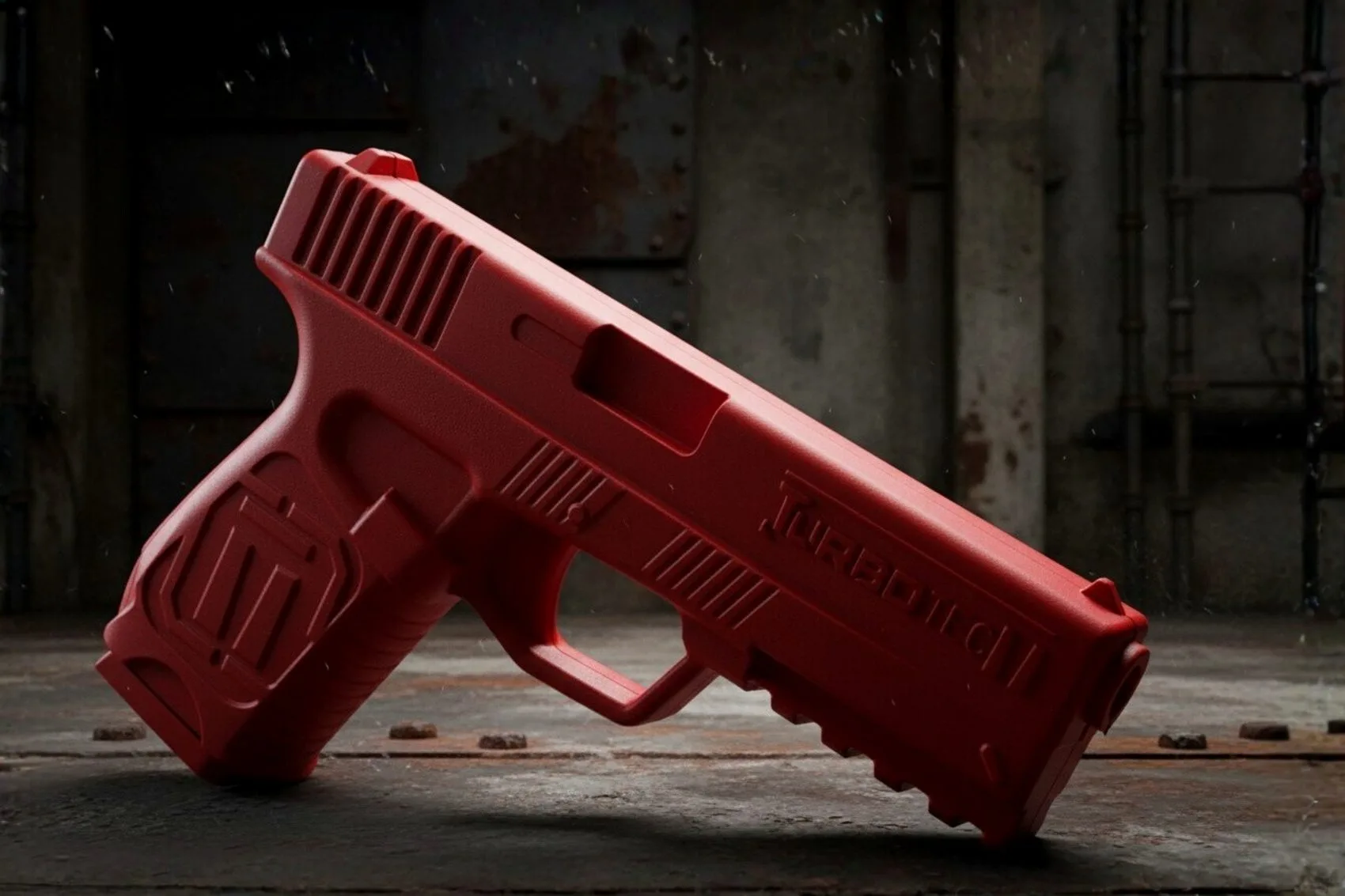 Turbotec X Caliber training sidearm in Signal Red POWERFLEX